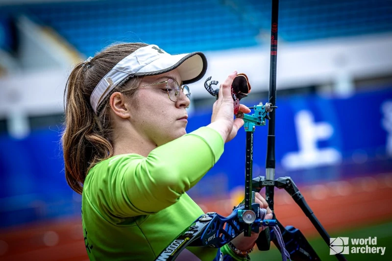 Žana Pintarič je bila s 17. mestom najboljša slovenska posameznica. Foto: World Archery